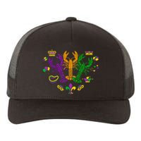 Mardi Gras Crawfish Happy Mardi Gras 2024 Matching Party Yupoong Adult 5-Panel Trucker Hat