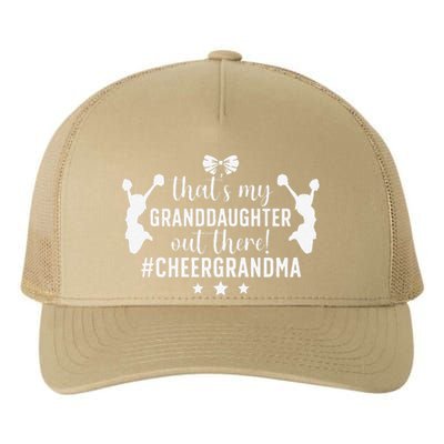 My Granddaughter Cheer Grandma Cheerleading Grandmother Yupoong Adult 5-Panel Trucker Hat