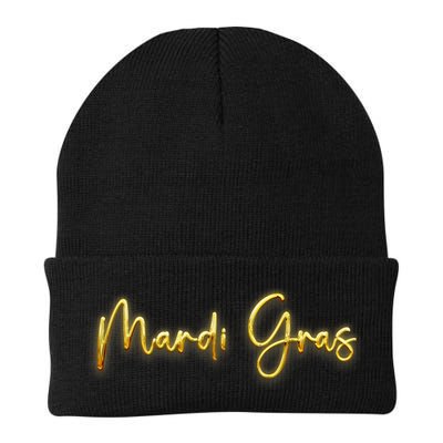 Mardi Gras Celebration Logo Beanie