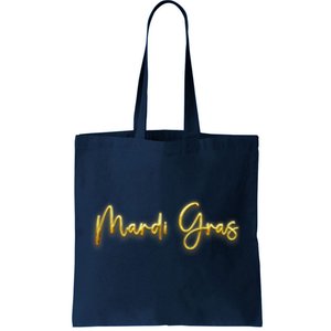 Mardi Gras Celebration Logo Tote Bag