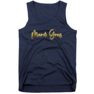 Mardi Gras Celebration Logo Tank Top