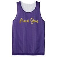 Mardi Gras Celebration Logo Mesh Reversible Basketball Jersey Tank