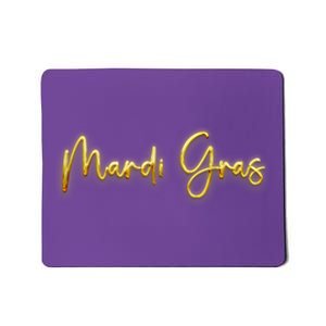 Mardi Gras Celebration Logo Mousepad