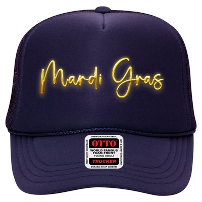 Mardi Gras Celebration Logo Trucker Hat
