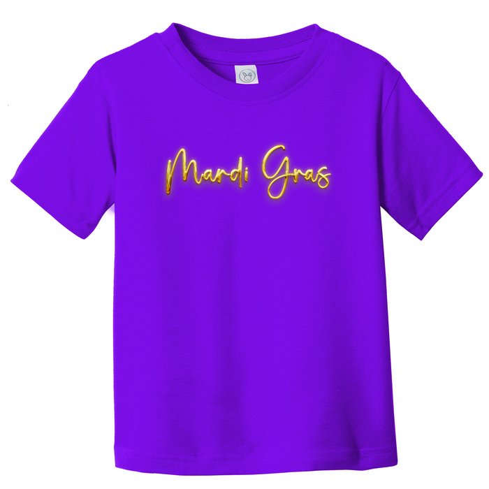 Mardi Gras Celebration Logo Toddler T-Shirt