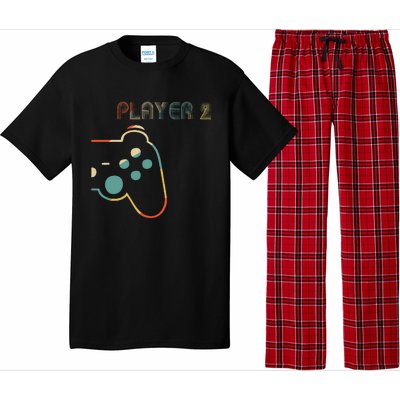 Matching Gamer Couple Player 1 Player 2 Cute Pajama Set