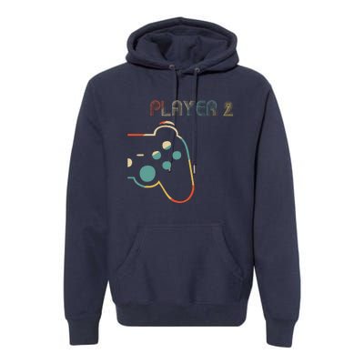 Matching Gamer Couple Player 1 Player 2 Cute Premium Hoodie