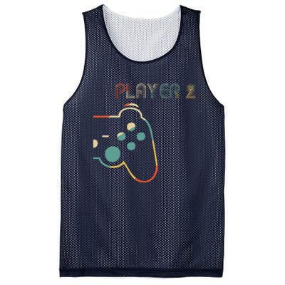 Matching Gamer Couple Player 1 Player 2 Cute Mesh Reversible Basketball Jersey Tank