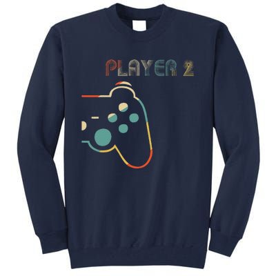 Matching Gamer Couple Player 1 Player 2 Cute Tall Sweatshirt