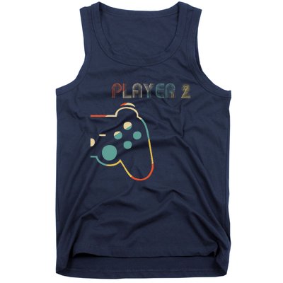 Matching Gamer Couple Player 1 Player 2 Cute Tank Top