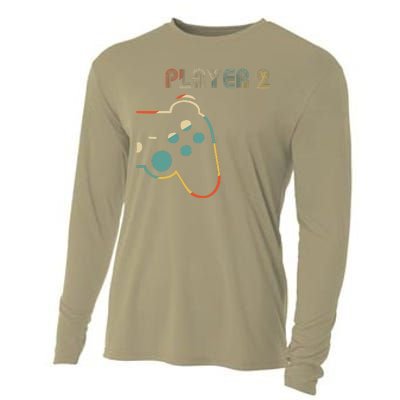 Matching Gamer Couple Player 1 Player 2 Cute Cooling Performance Long Sleeve Crew