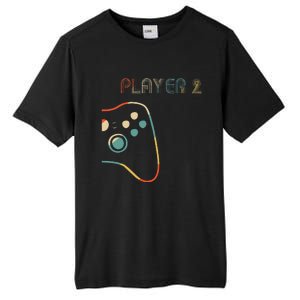 Matching Gamer Couple Player 1 Player 2 Tall Fusion ChromaSoft Performance T-Shirt