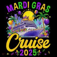 Mardi Gras Carnival Cruise 2025 Family Cruising Mask Premium T-Shirt