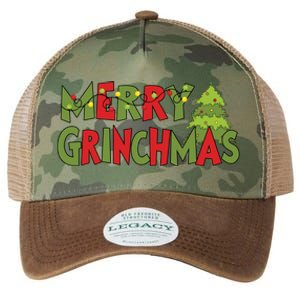 Merry Grinchmas Christmas Holiday Xmas Funny Matching Family Legacy Tie Dye Trucker Hat