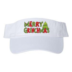 Merry Grinchmas Christmas Holiday Xmas Funny Matching Family Valucap Bio-Washed Visor