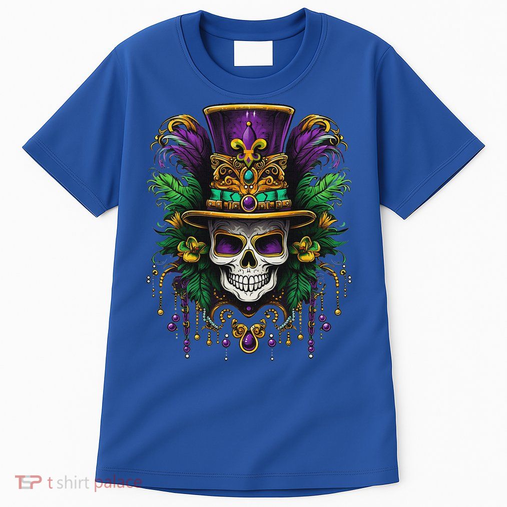 Mardi Gras Costume Sugar Skull Carnival New Orleans Trip  Tall T-Shirt