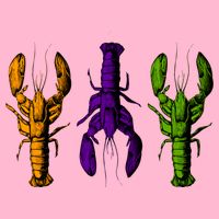 Mardi Gras Cajun Crawfish Happy Mardi Gras Baby Bodysuit