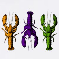 Mardi Gras Cajun Crawfish Happy Mardi Gras Bucket Hat