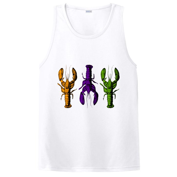 Mardi Gras Cajun Crawfish Happy Mardi Gras PosiCharge Competitor Tank