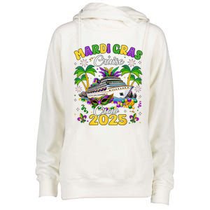 Mardi Gras Cruise Crew 2025 Trip New Orleans Family Matching Womens Funnel Neck Pullover Hood