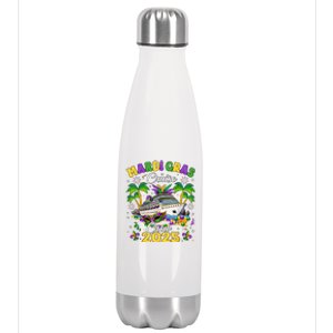 Mardi Gras Cruise Crew 2025 Trip New Orleans Family Matching Stainless Steel Insulated Water Bottle