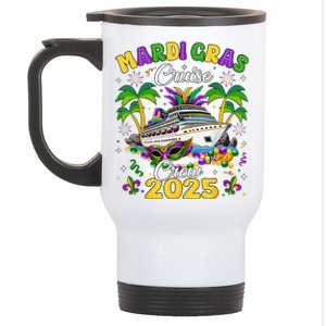 Mardi Gras Cruise Crew 2025 Trip New Orleans Family Matching Stainless Steel Travel Mug