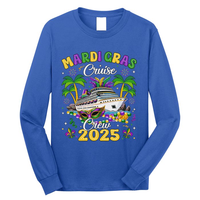 Mardi Gras Cruise Crew 2025 Trip New Orleans Family Matching Long Sleeve Shirt