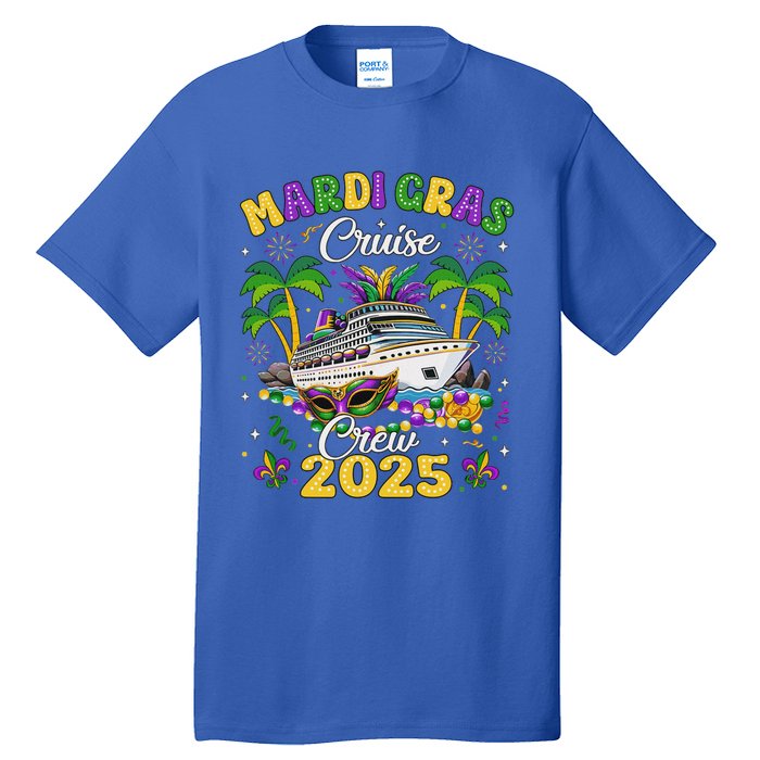 Mardi Gras Cruise Crew 2025 Trip New Orleans Family Matching Tall T-Shirt