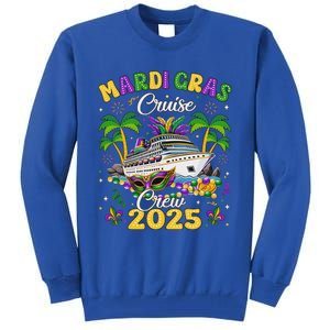 Mardi Gras Cruise Crew 2025 Trip New Orleans Family Matching Tall Sweatshirt