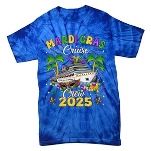 Mardi Gras Cruise Crew 2025 Trip New Orleans Family Matching Tie-Dye T-Shirt