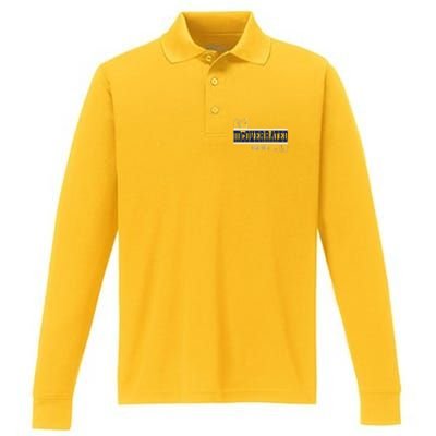 Mcoverrated Greg Cote Performance Long Sleeve Polo