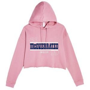 Mcoverrated Greg Cote Crop Fleece Hoodie