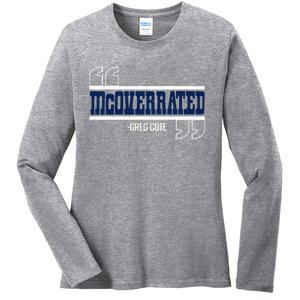 Mcoverrated Greg Cote Ladies Long Sleeve Shirt