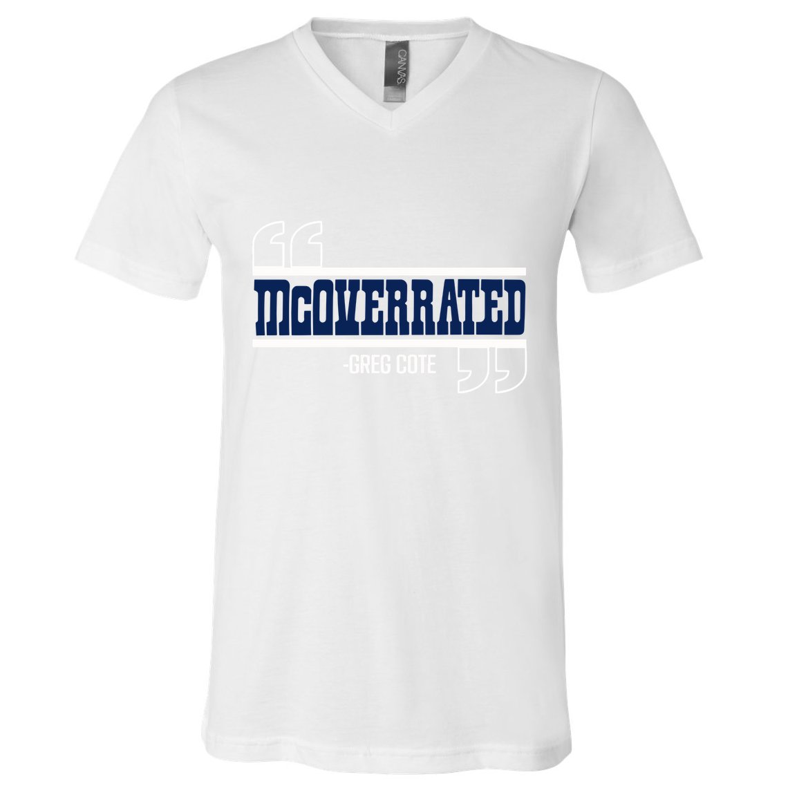Mcoverrated Greg Cote V-Neck T-Shirt