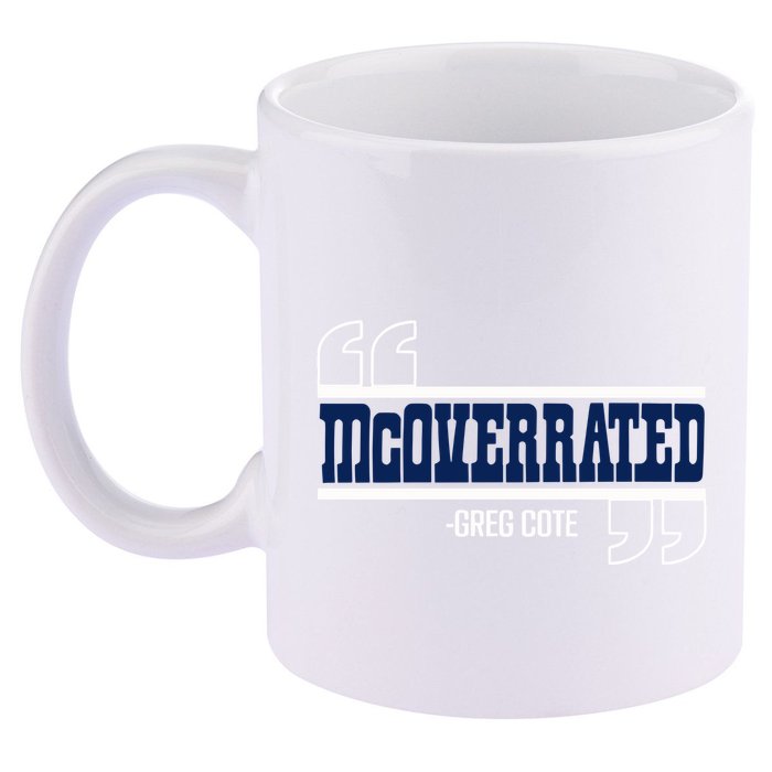 Mcoverrated Greg Cote 11oz C Handle Ceramic Mug