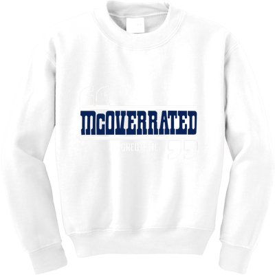 Mcoverrated Greg Cote Kids Sweatshirt