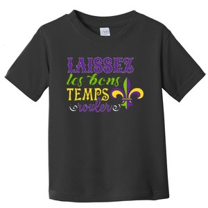 Mardi Gras Costume Laissez Les Bons Temps Rouler Toddler T-Shirt