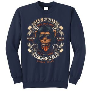 Monkey Gas Crossed Pistons Ribbon Sweatshirt