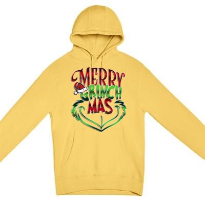 Merry Grinchmas Christmas Premium Pullover Hoodie