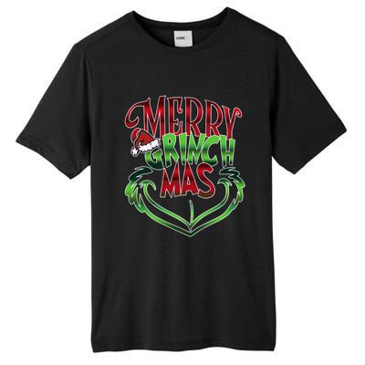 Merry Grinchmas Christmas Tall Fusion ChromaSoft Performance T-Shirt