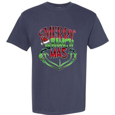 Merry Grinchmas Christmas Garment-Dyed Heavyweight T-Shirt