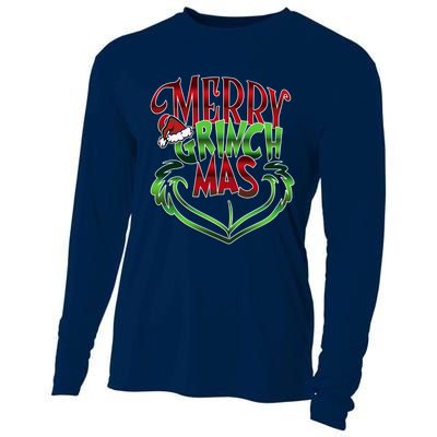 Merry Grinchmas Christmas Cooling Performance Long Sleeve Crew