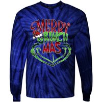 Merry Grinchmas Christmas Tie-Dye Long Sleeve Shirt