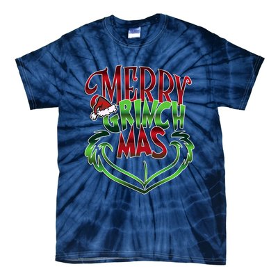 Merry Grinchmas Christmas Tie-Dye T-Shirt