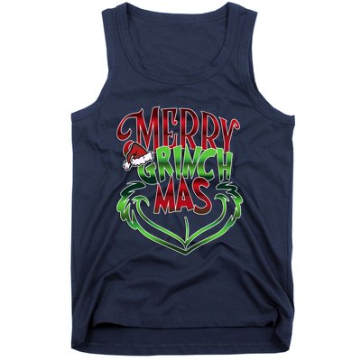 Merry Grinchmas Christmas Tank Top