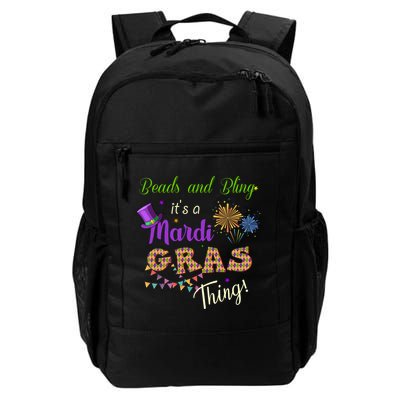 Mardi Gras Costume Beads And Bling Its A Mardi Gras Thing Gift Backpack