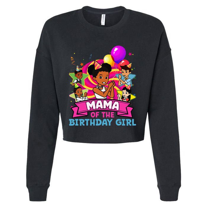 Mama GracieS Corner Birthday Dolls Cute Party Cropped Pullover Crew