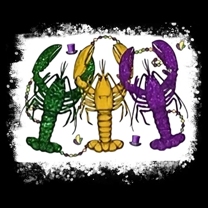 Mardi Gras Crawfish Happy Mardi Gras Matching Carnival Party Gift Cooling Performance Crew T-Shirt