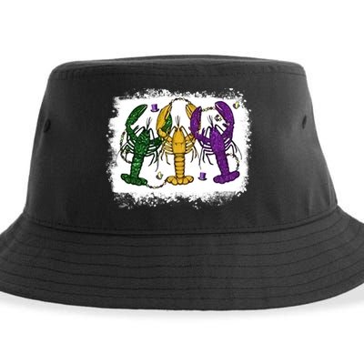 Mardi Gras Crawfish Happy Mardi Gras Matching Carnival Party Gift Sustainable Bucket Hat