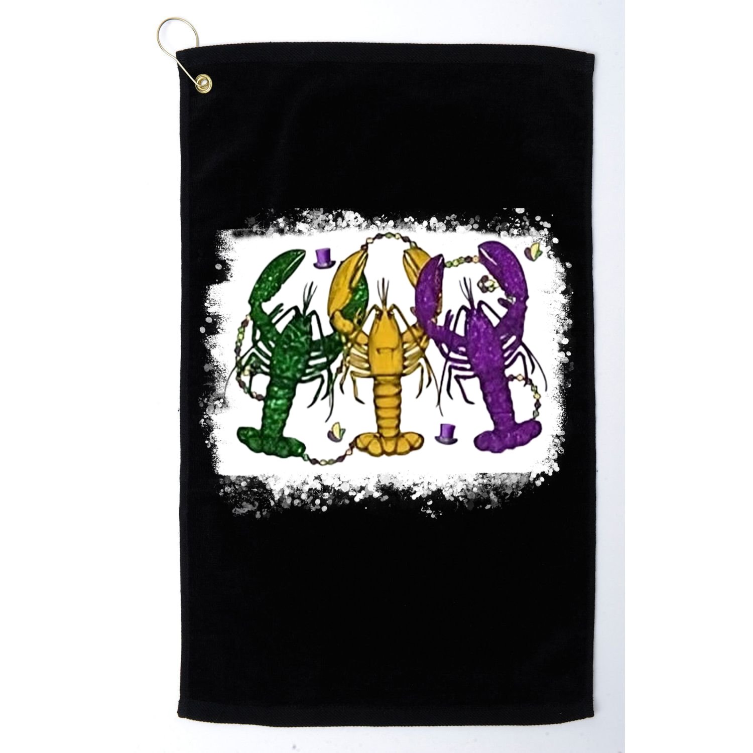 Mardi Gras Crawfish Happy Mardi Gras Matching Carnival Party Gift Golf Towel